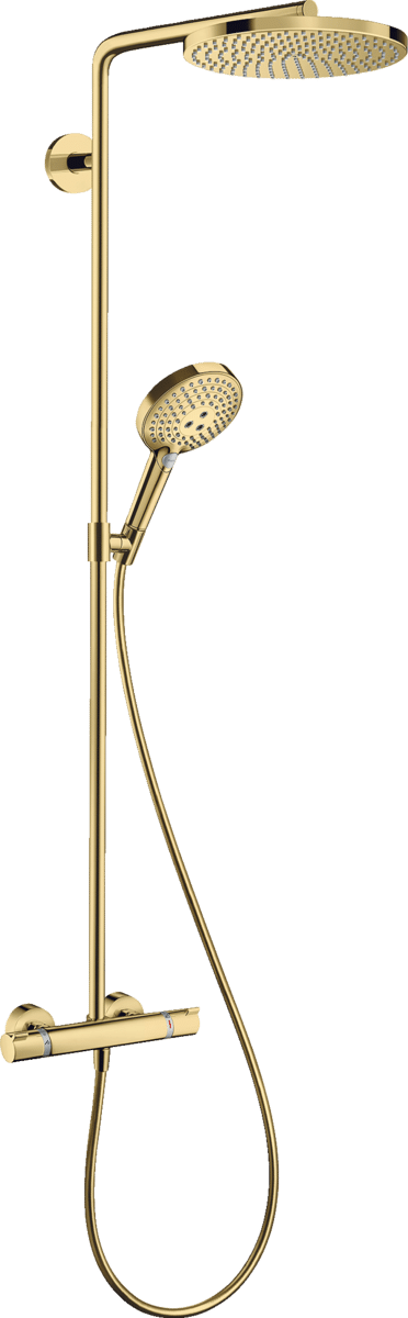 Sistem dus termostatic Raindance Select S 240 1 jett - polished gold optic